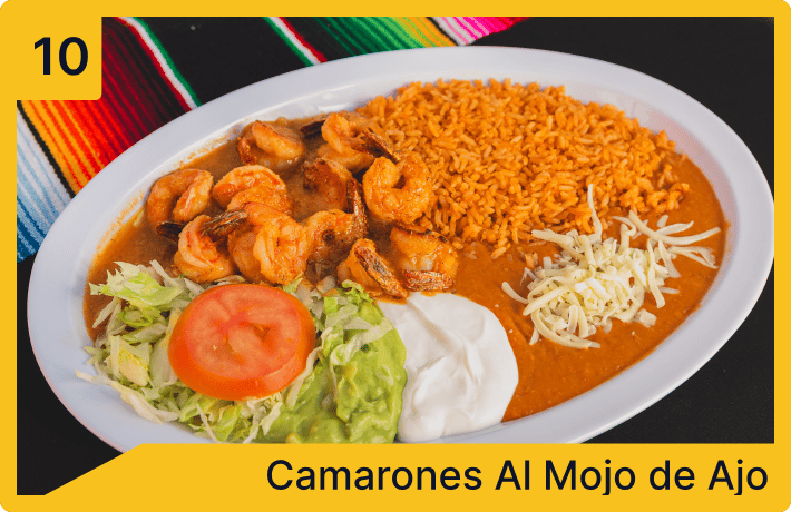 Camarones Al Mojo de Ajo