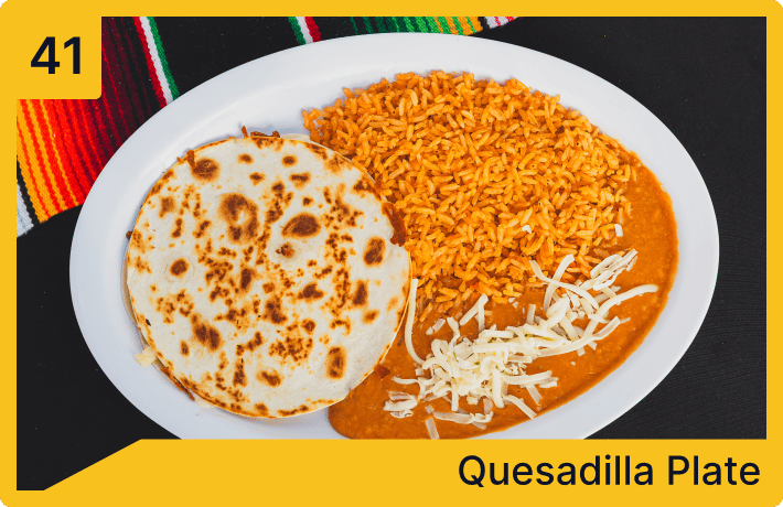 Quesadilla Plate